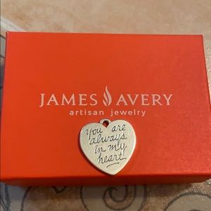 “you are always in my heart” James Avery charm